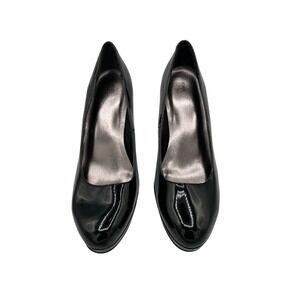 Studio 1940 Black Patent Leather Heels Pumps Classic Dress Shoes 8M
